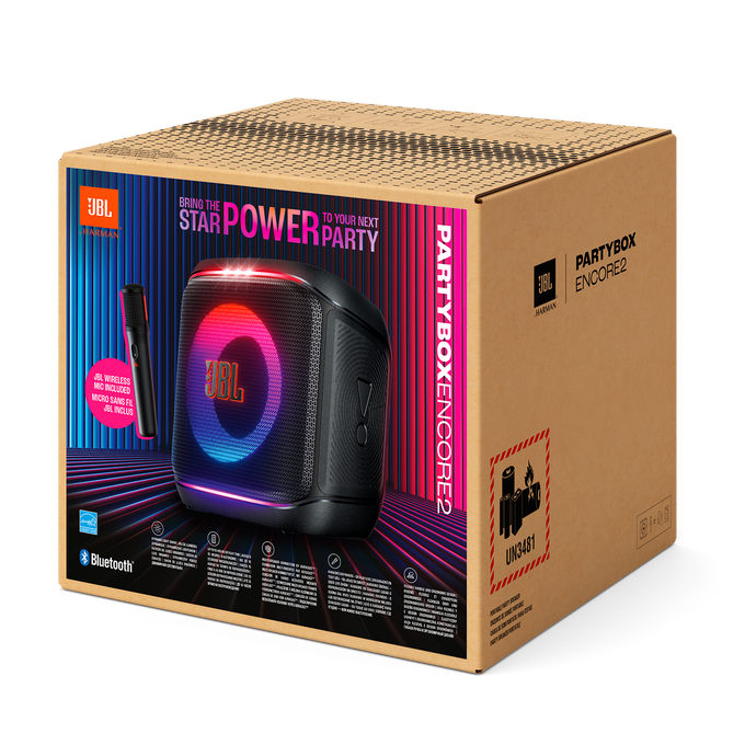 JBL PartyBox Encore パーティーボックス JBL PartyBox Encore 2 | Bærbar partyhøyttaler med 1 mikrofon