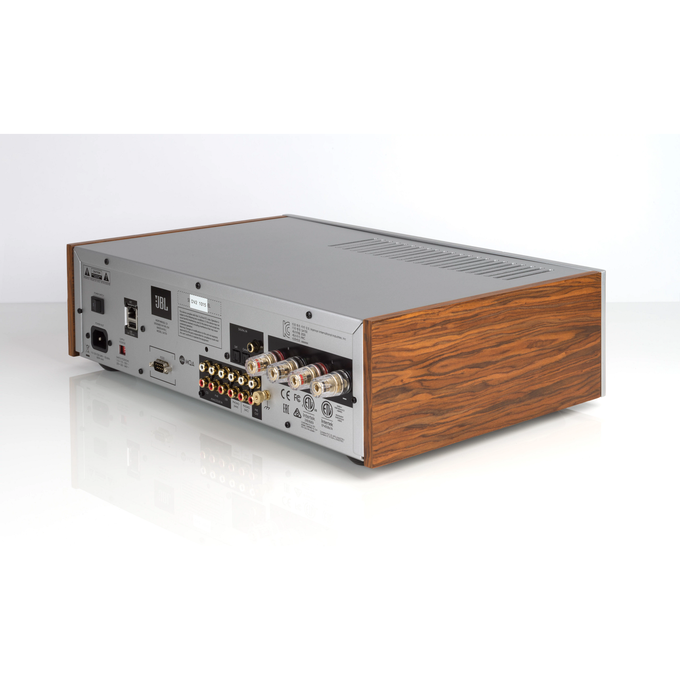 JBL SA750 - Teak - Streaming Integrated Stereo Amplifier - Left image number null