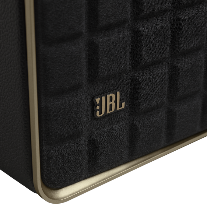 JBL Authentics 500 - Black - Hi-fidelity smart home speaker with Wi-Fi, Bluetooth and Voice Assistants with retro design. - Detailshot 3 image number null