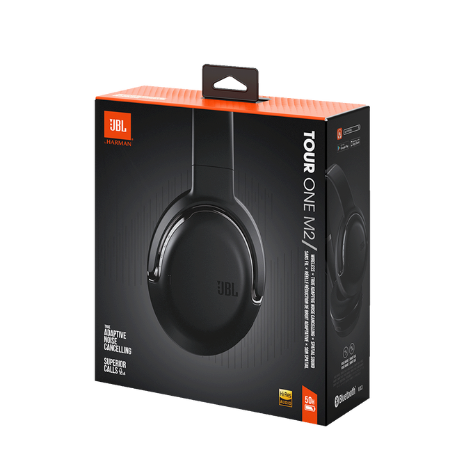 JBL TOUR ONE M2 ブラック ワイヤレスヘッドホン JBL Tour One M2 | Trådløse øredekkende hodetelefoner med støyreduksjon