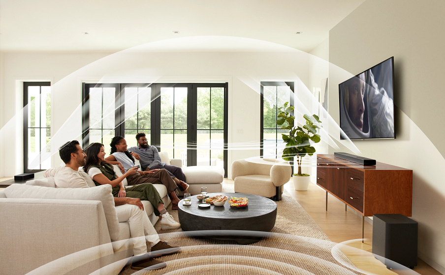 BAR 1300 Ekte Dolby Atmos®, DTS:X og MultiBeam™ Surround Sound - Image