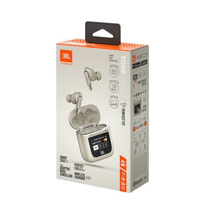 JBL Tour Pro 2 | Ekte trådløse og støyreduserende hodetelefoner