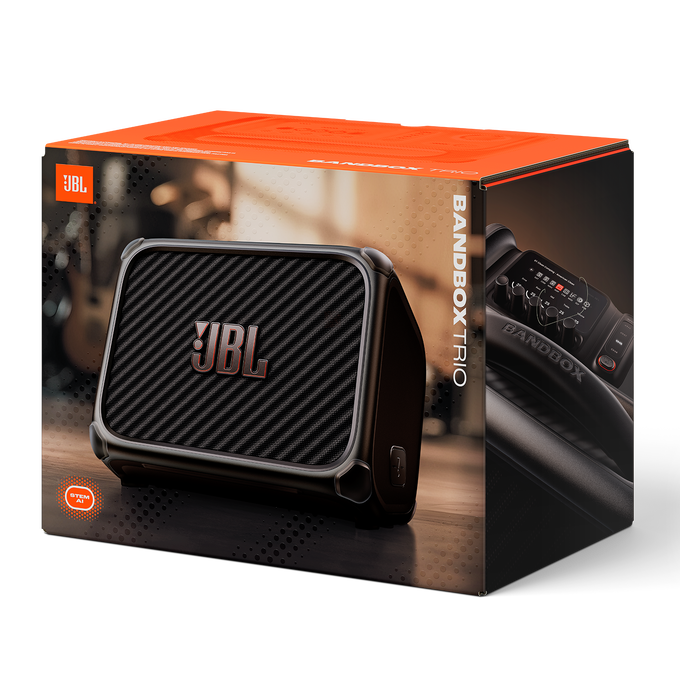 JBL BandBox Trio | Bærbar, AI-drevet øvingsforsterker og høyttaler