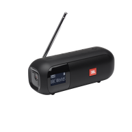 JBL Tuner 2 - Black - Portable DAB/DAB+/FM radio with Bluetooth - Hero