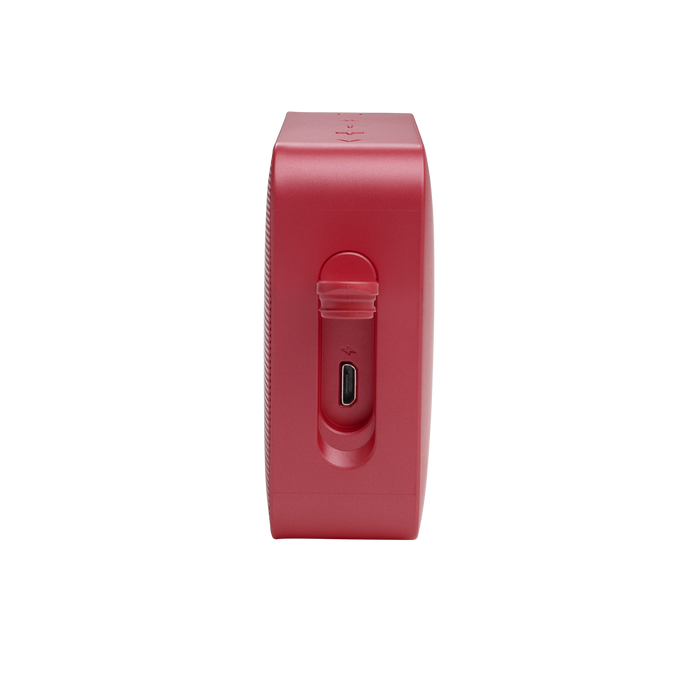 JBL Go Essential - Red - Portable Waterproof Speaker - Detailshot 3 image number null