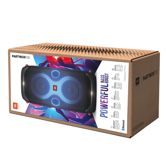【JBL】 PARTYBOX 110 パーティーボックス JBL Partybox 110 | Bærbar partyhøyttaler med 160 W kraftig lyd