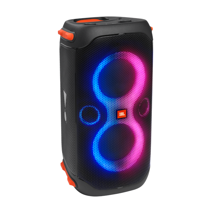 JBL Partybox 110 | Bærbar partyhøyttaler med 160 W kraftig lyd, innebygde  lys og sprutsikker design.