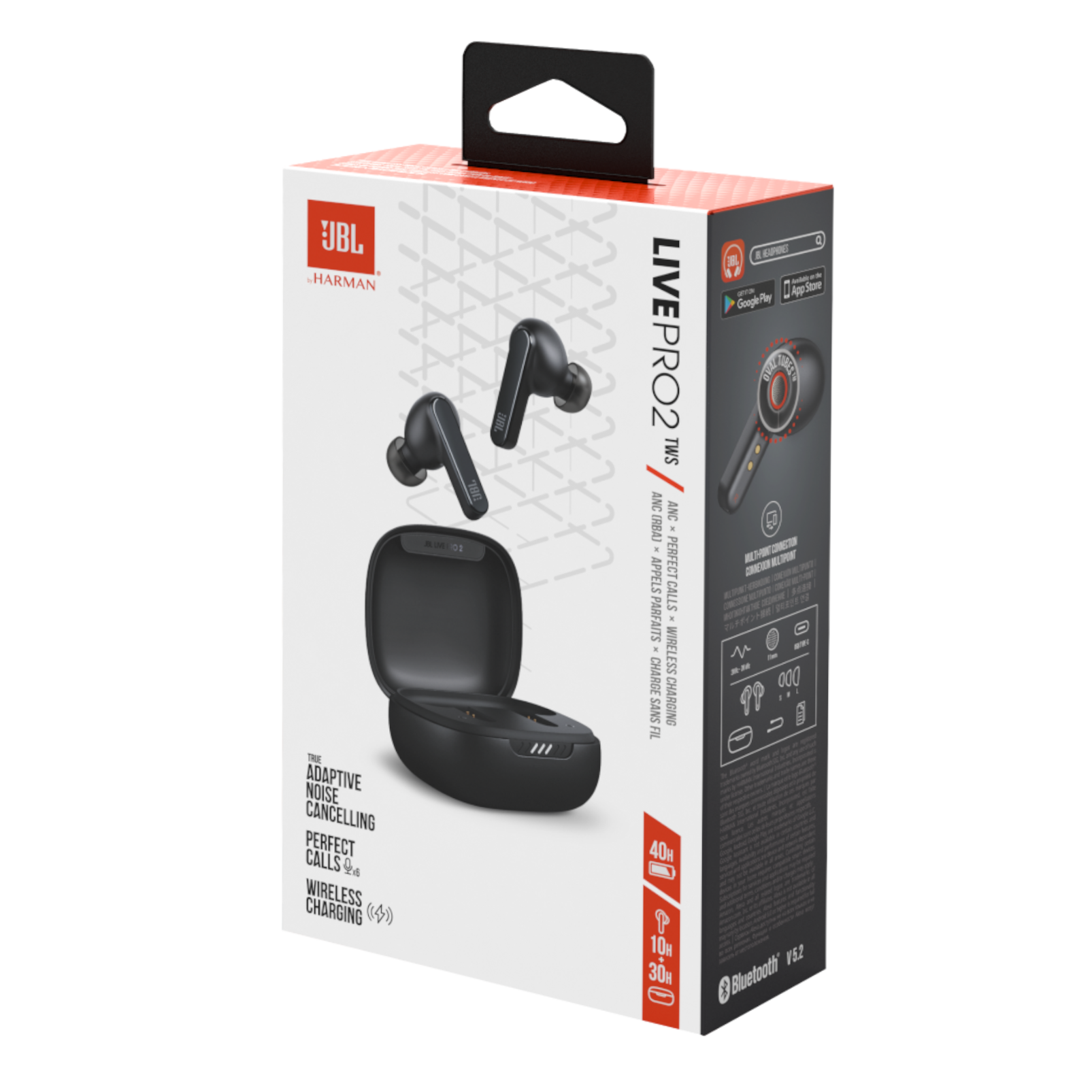 JBL Live Pro 2 TWS | Ekte trådløse og støydempende ørepropper