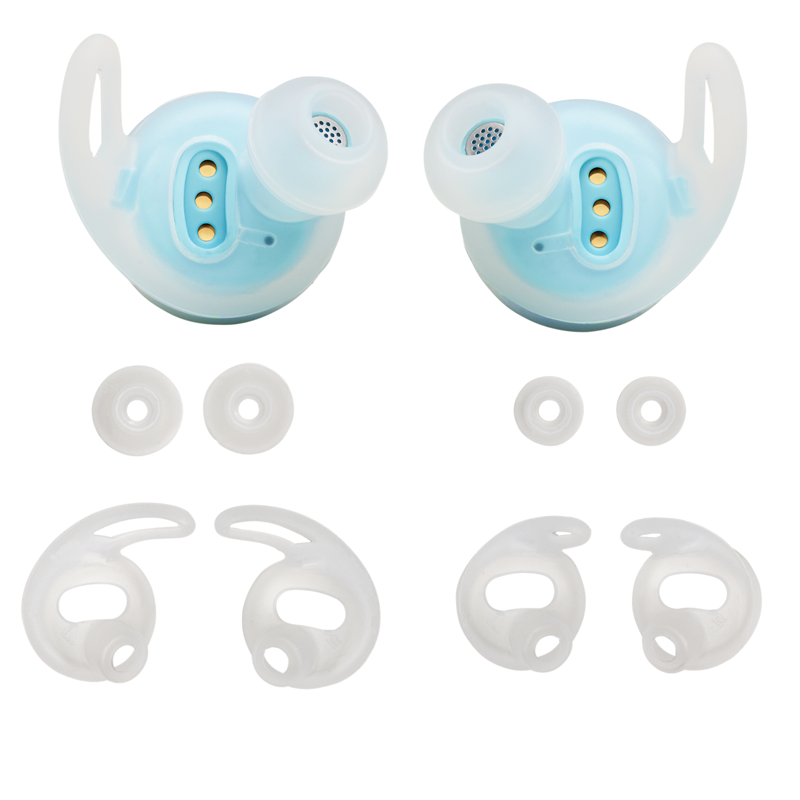 JBL REFLECT FLOW replacement kit - Teal - Ear buds, ear tips and enhancers - Hero