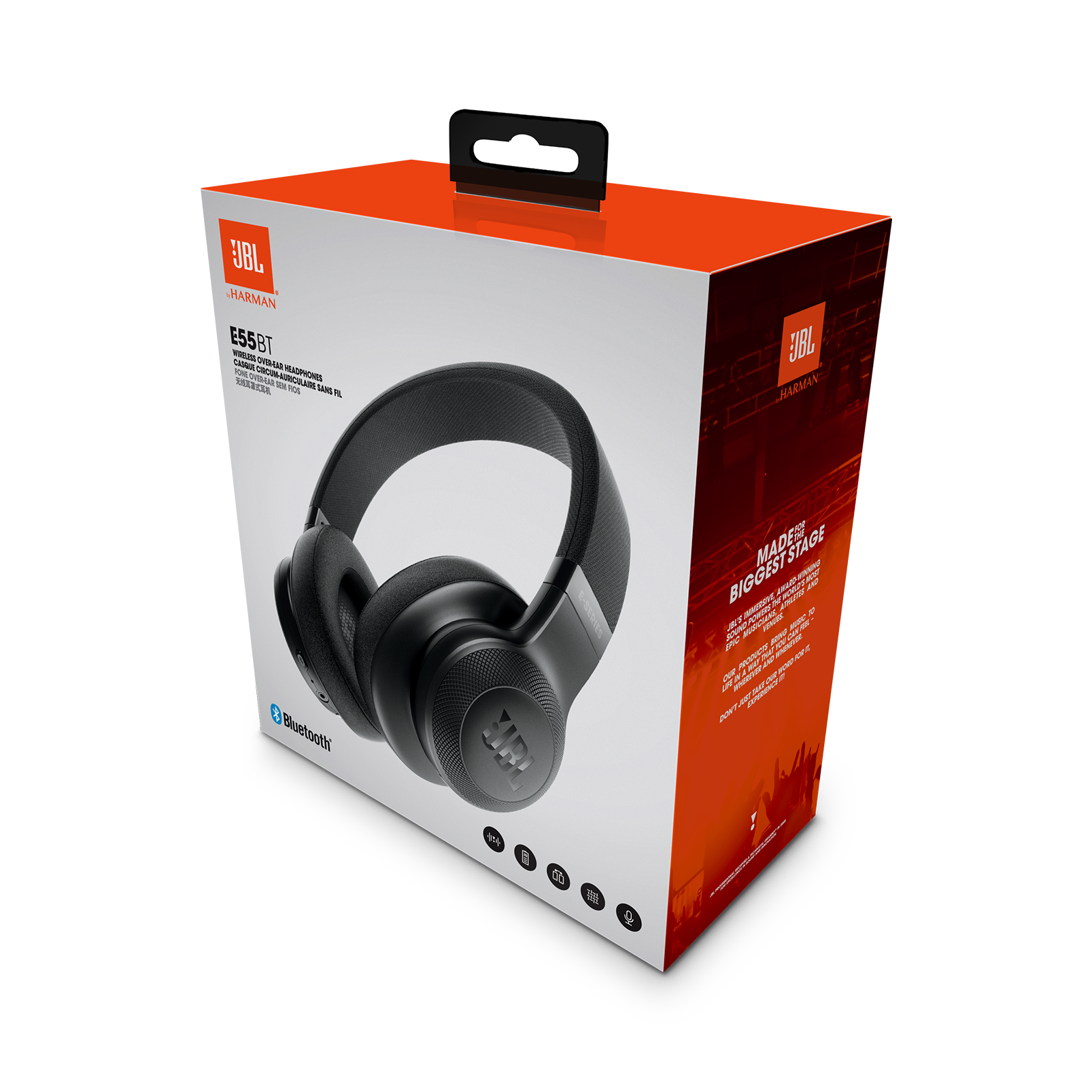 JBL E55BT | Wireless over ear headphones JBL E55BT | Wireless over ear headphones